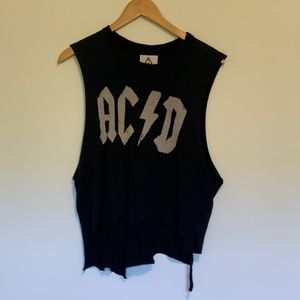 UNIF brand ACID vintage rare muscle tee